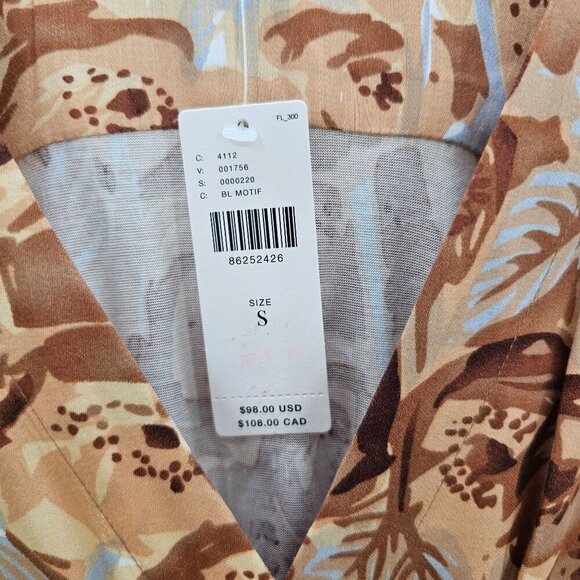Anthropologie Tiny Womens Small‎ Valentina Long-Sleeve Printed Surplice Top NWT - Picture 7 of 13